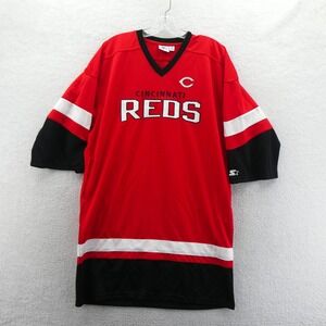 Starter Dress Womens Medium Cincinnati Reds Red Embroidered Logo Pockets MLB